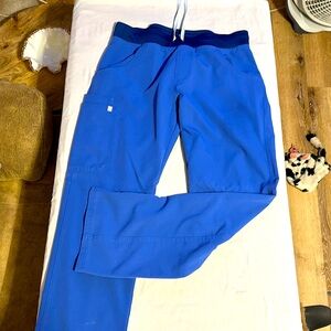 Figs blue scrub pants, size medium. No flaws
